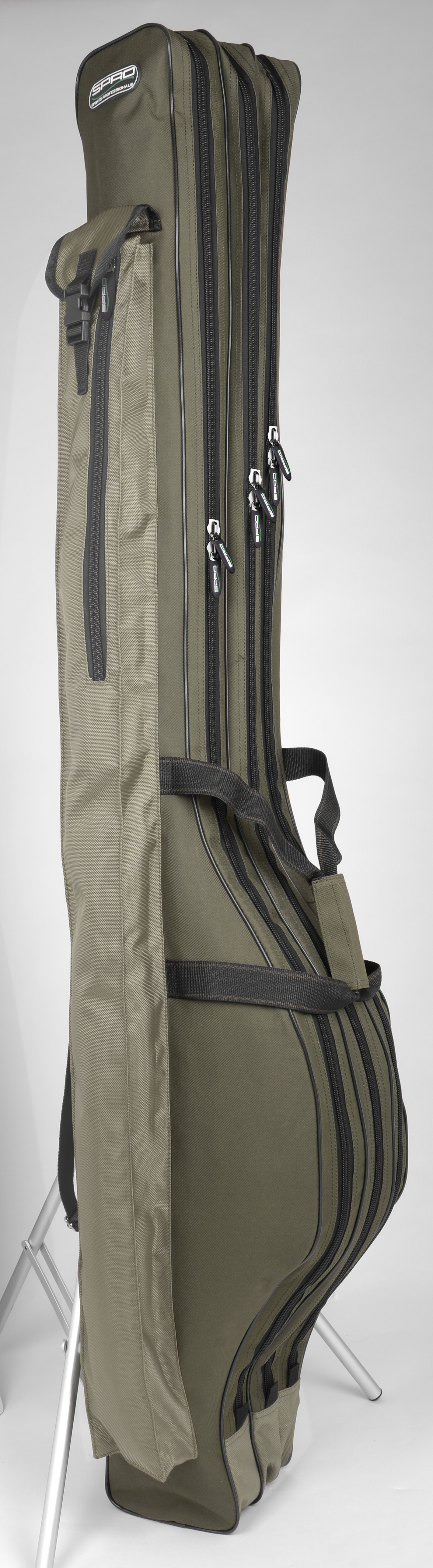 Spro Green Holdall 3 Zipper Rod Bag # 160 cm