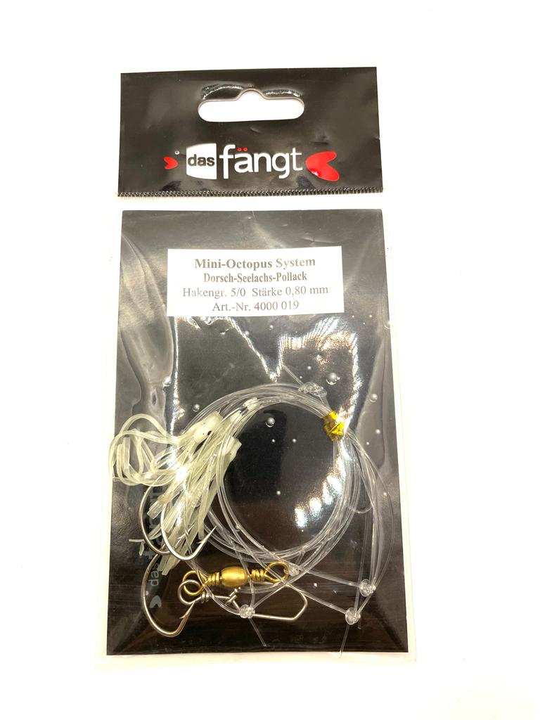 Das fängt Mini-Octopus System Dorsch-Seelachs-Pollack; Gr. 5/0; 0,80 mm