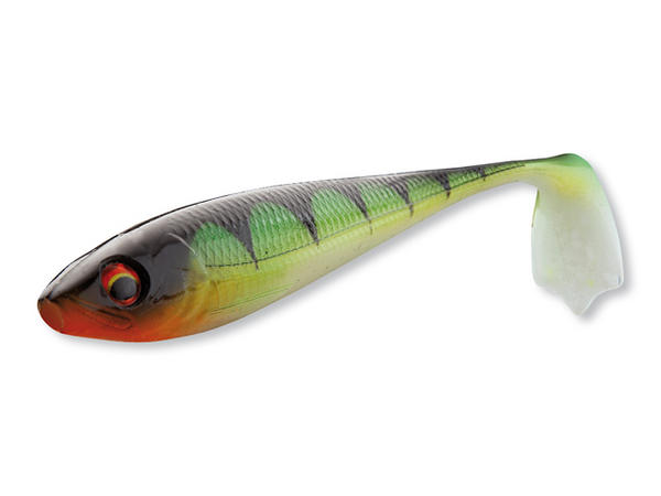 Daiwa Tournament Duckfin Shad 13 cm; Burning Perch; 5 Stück