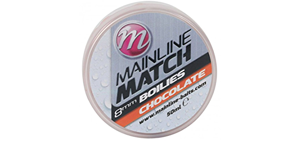 Mainline Match Boilies Chocolate; 8mm