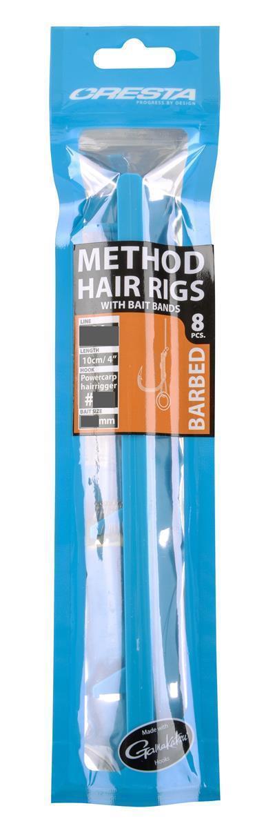 Cresta Method Hair Rigs + Band; Sz. 12; 0,24 mm