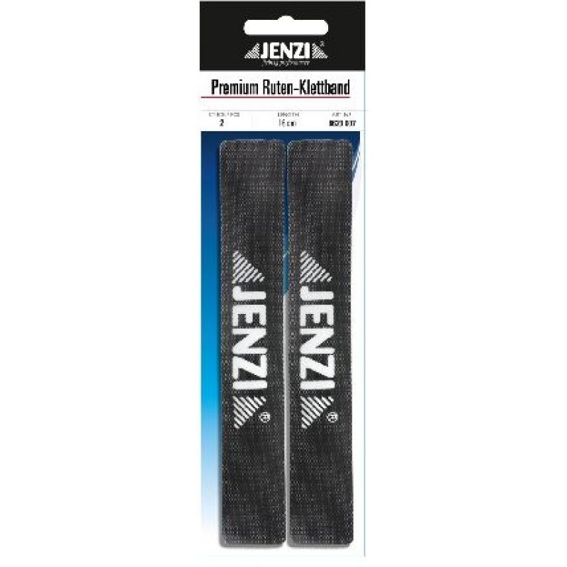 Jenzi Premium Ruten-Klettband Länge: 16 cm; 2 Stück