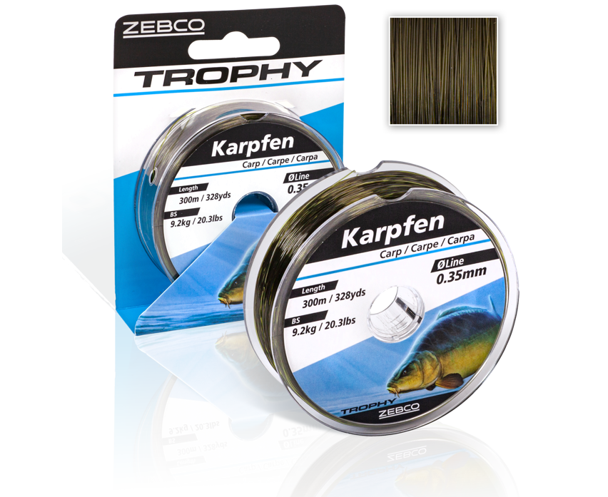 Zebco Trophy Zielfischschnur Trophy Fluo Manie 0,30 mm / 6,9 kg 250 m