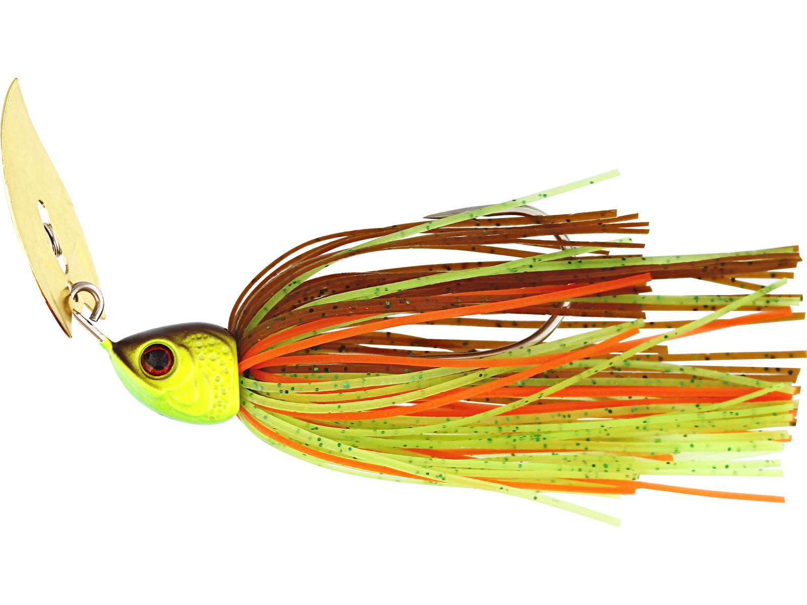 Westin Bladebite V2 Tungsten Bladed Jig 7 g Brown Chartreuse