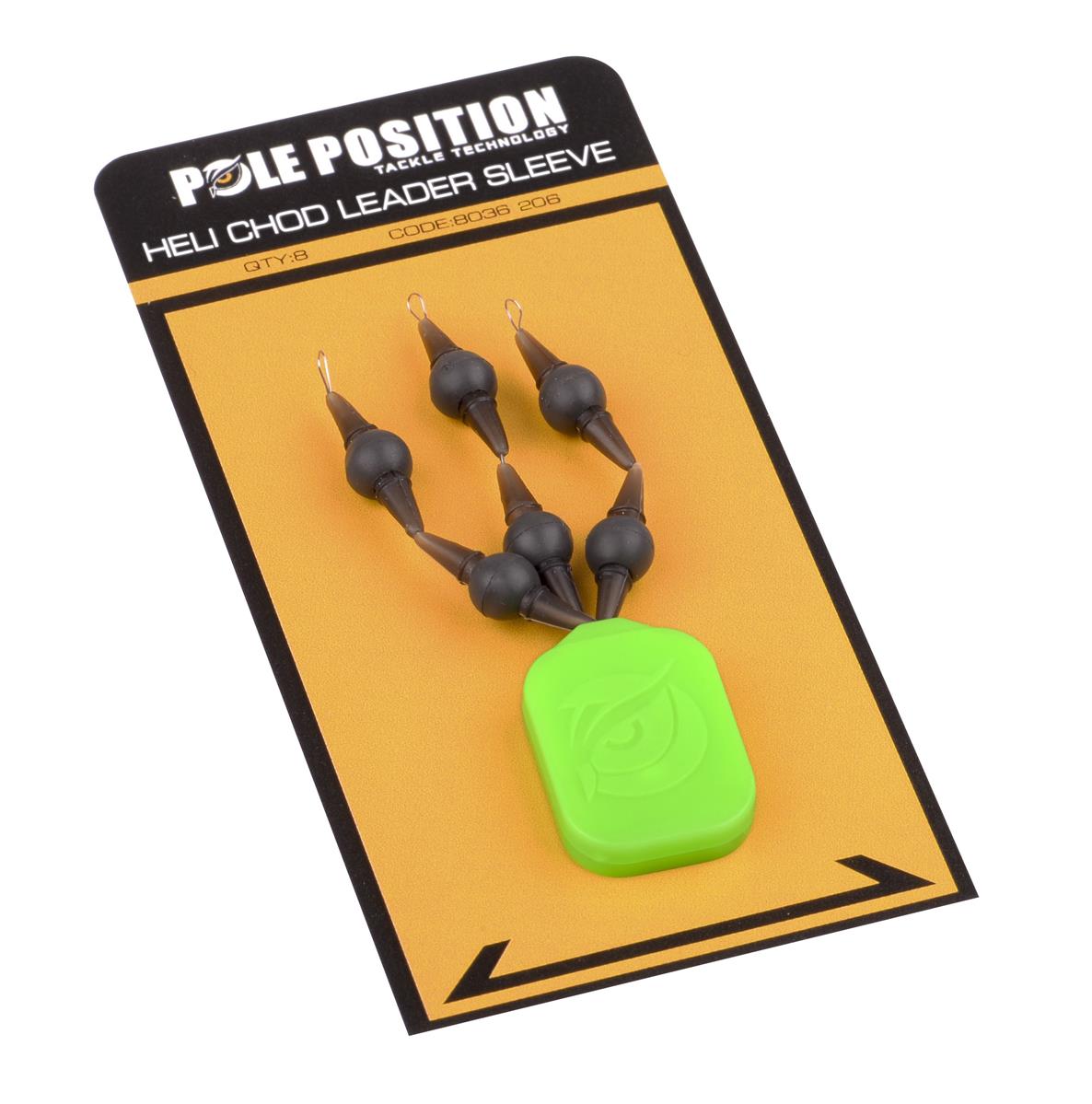 Pole Position Heli Chod System Leader; Leader Diam: Up to 65 Lbs.; Qty. 6