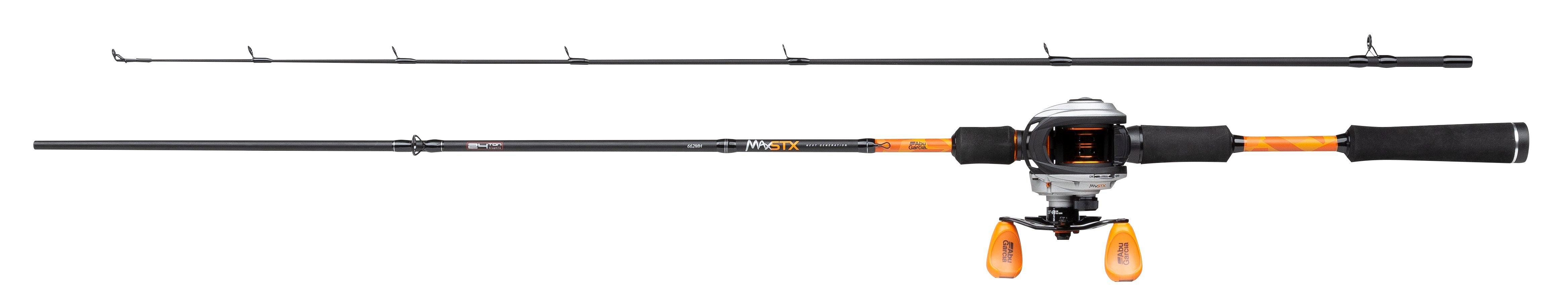Abu Garcia MAX STX 662M/MAX4STX-L; L: 1,98 m; Wg: 10-40g & Schnur 0,15 mm