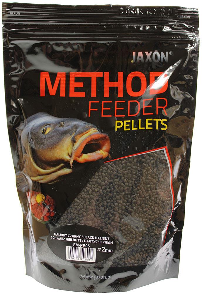 Jaxon Method Feeder Pellets 2 mm, 500 gr.; Black Hallibut Jaxon Method Feeder Pellets 2 mm, 500 gr.; Black Hallibut