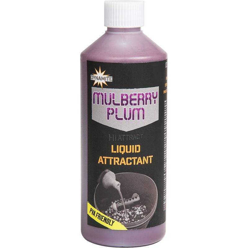 Dynamite Baits Liquid Attraction Mulberry Plum; 500 Ml