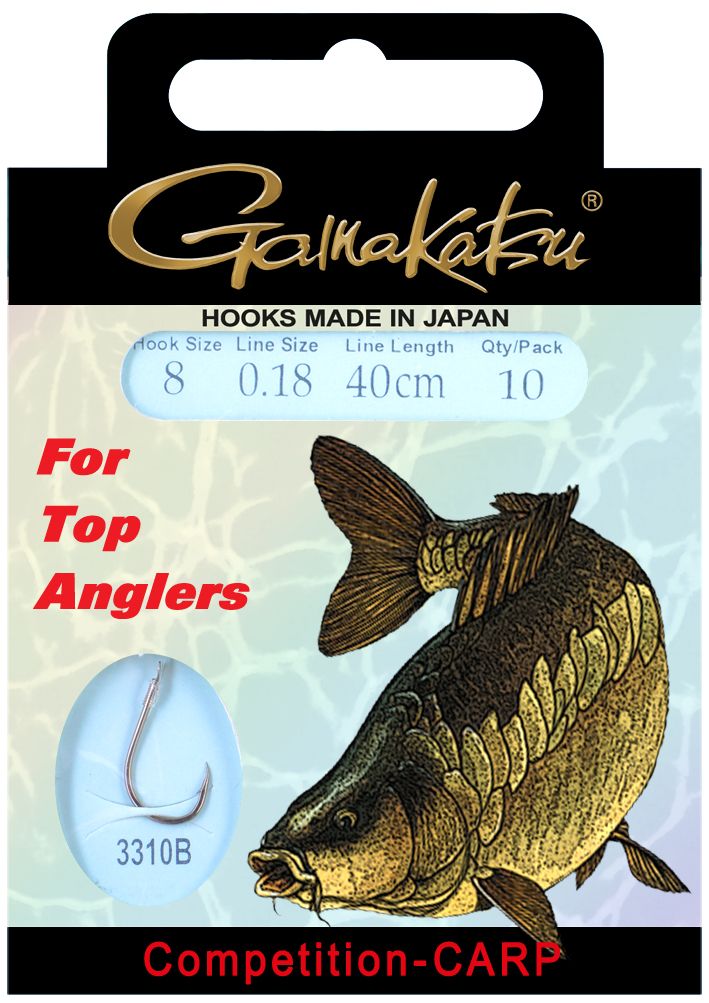 Gamakatsu Competition-Carp LS-3310 Bronze 40 cm # 12 / 0,16 mm