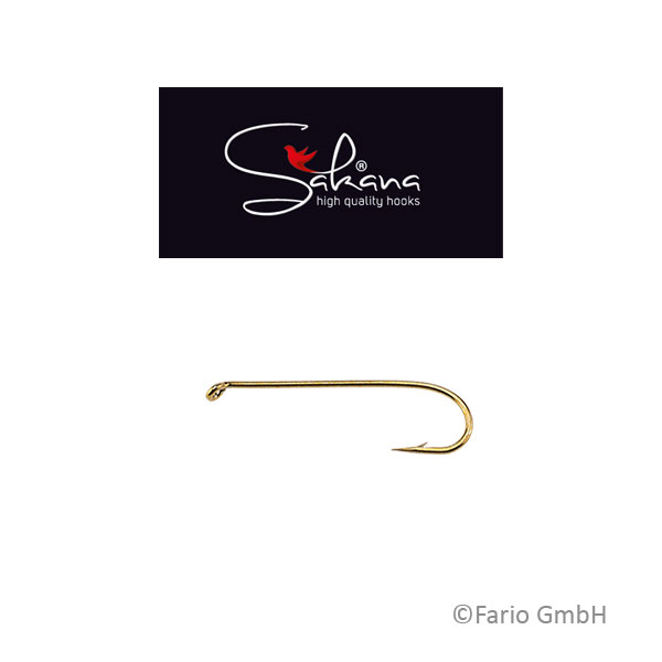 Skana Streamer barbed Bronze Gr. 6 25 Stück