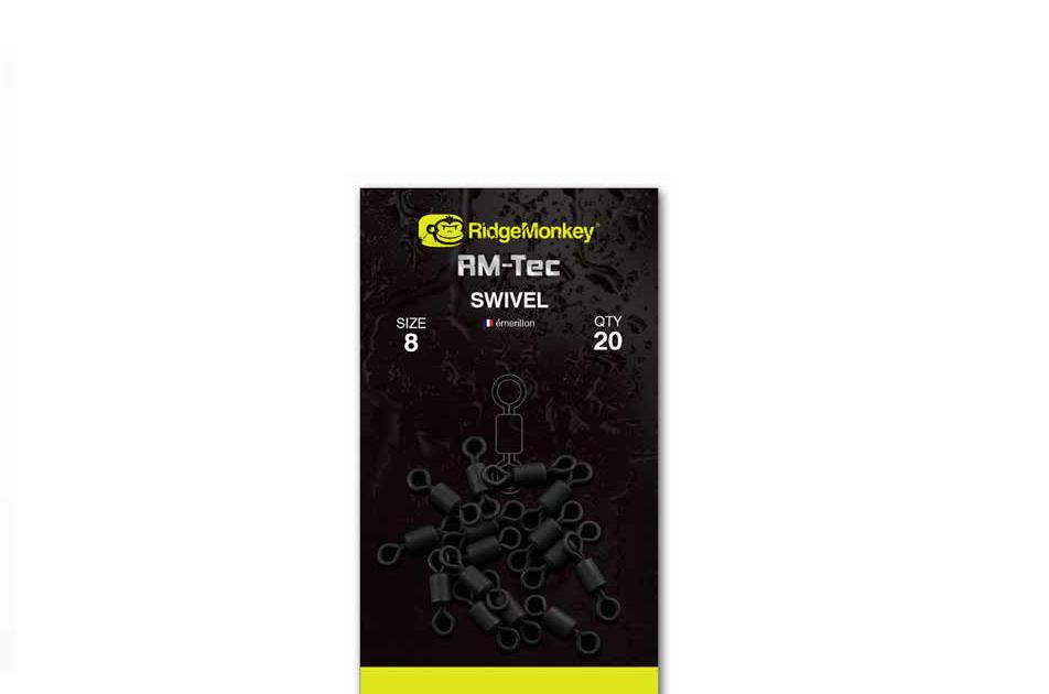 RidgeMonkey RM-Tec Swivel; Gr. 8; 20 Stück