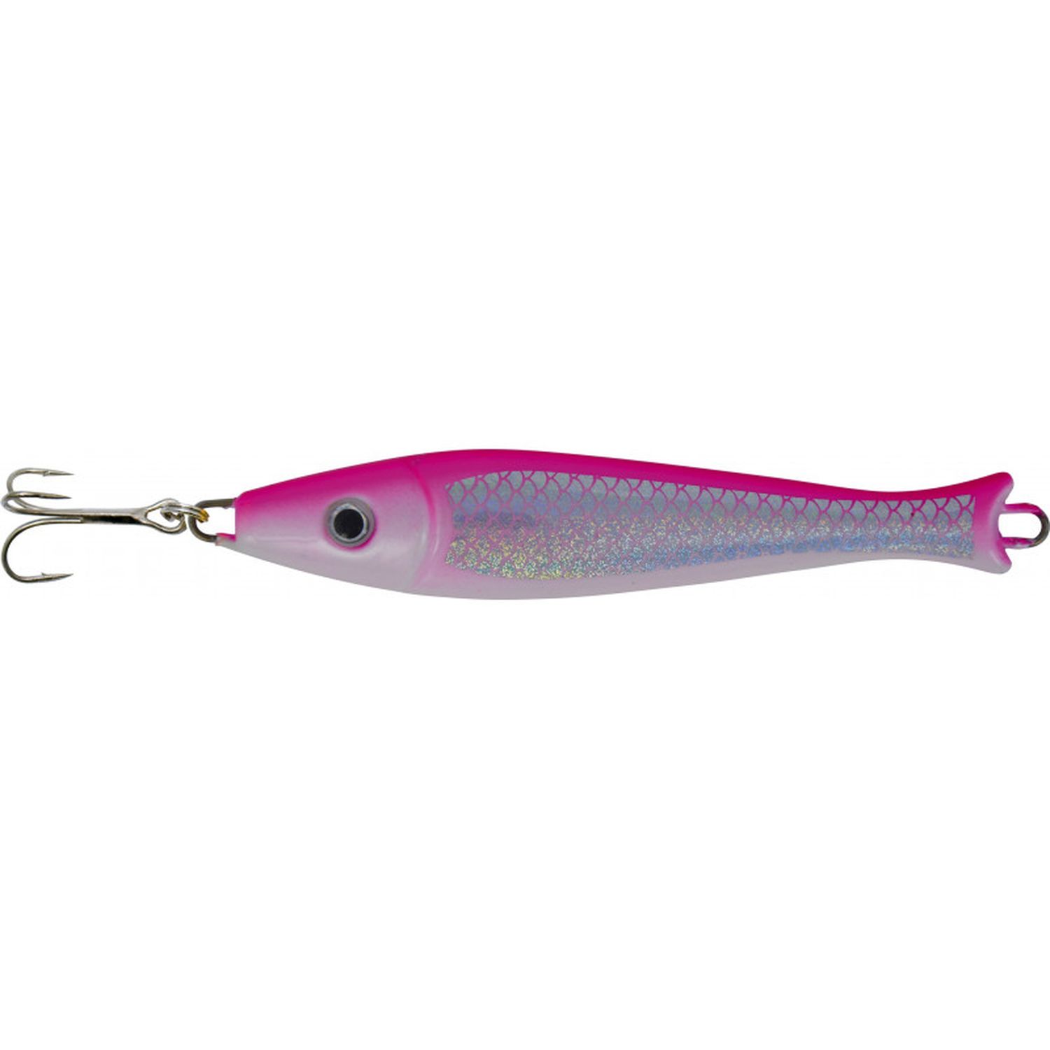 ZEBCO Z-SEA RUBY HEAD PILKER; Weiß / Pink; 125 gr.