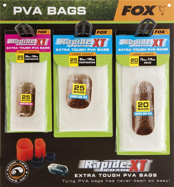 Fox Rapide Load PVA Bags; 75 x 175 mm; Qty. 20