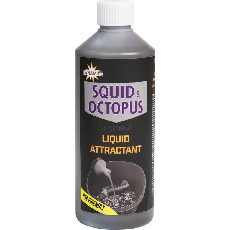 Dynamite Baits Liquid Attraction Squid & Octopus; 500 Ml