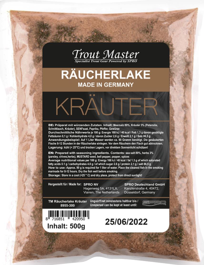 Spro Räucherlake Räucherlauge 500 g Kräuter