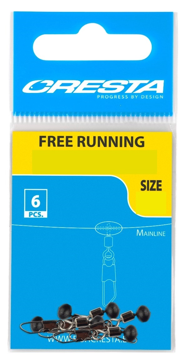 Cresta Free Running Swivel Extra Strong; Sz. 14; Qty. 6