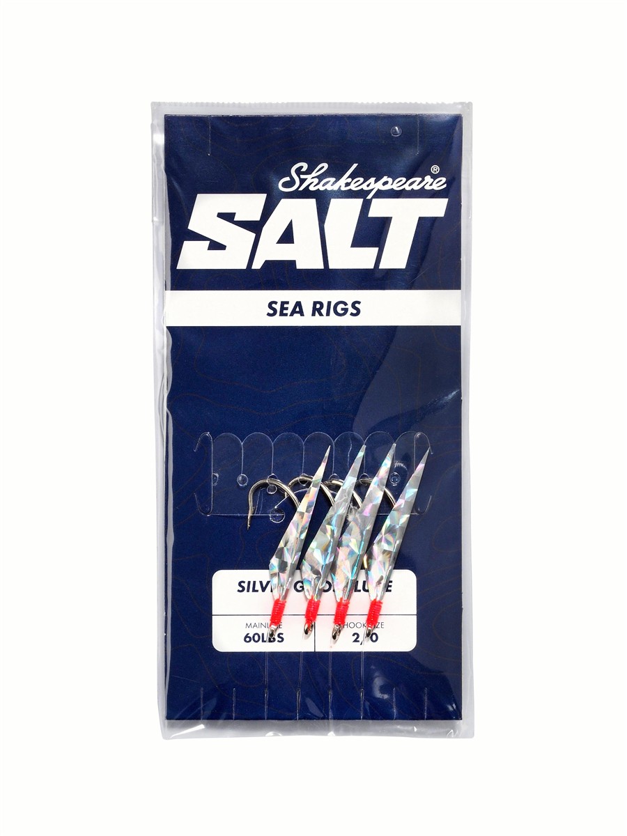 Shakespeare Silver Ghost Lure SALT Rig; 1/0;  60 Lbs.
