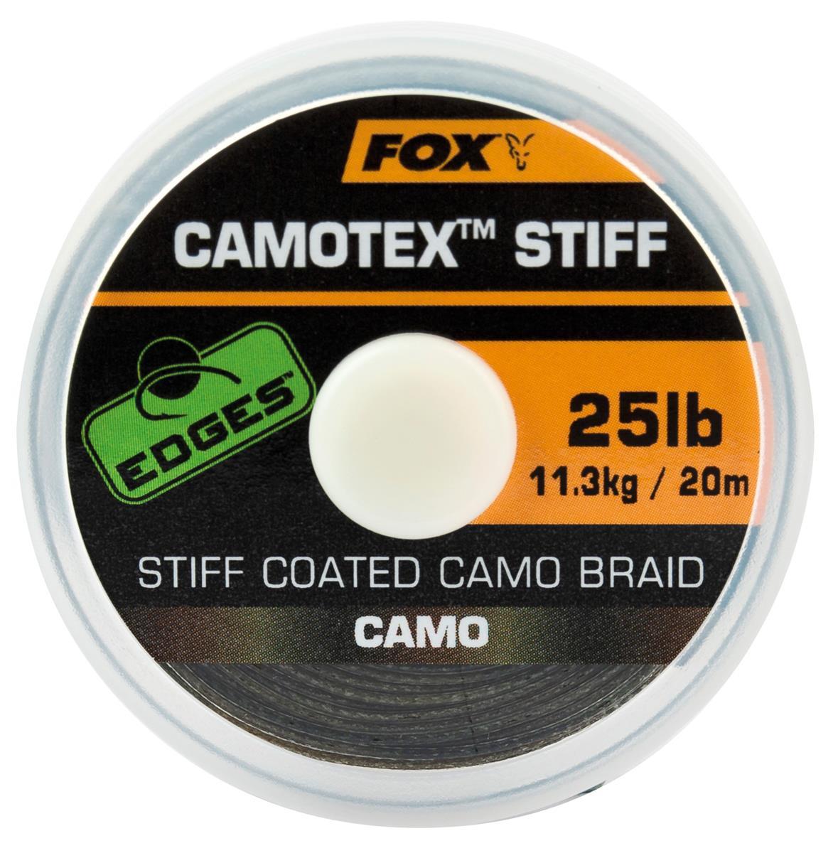 Fox Edges Camotex Stiff; Camo; 25 Lb; 20 m