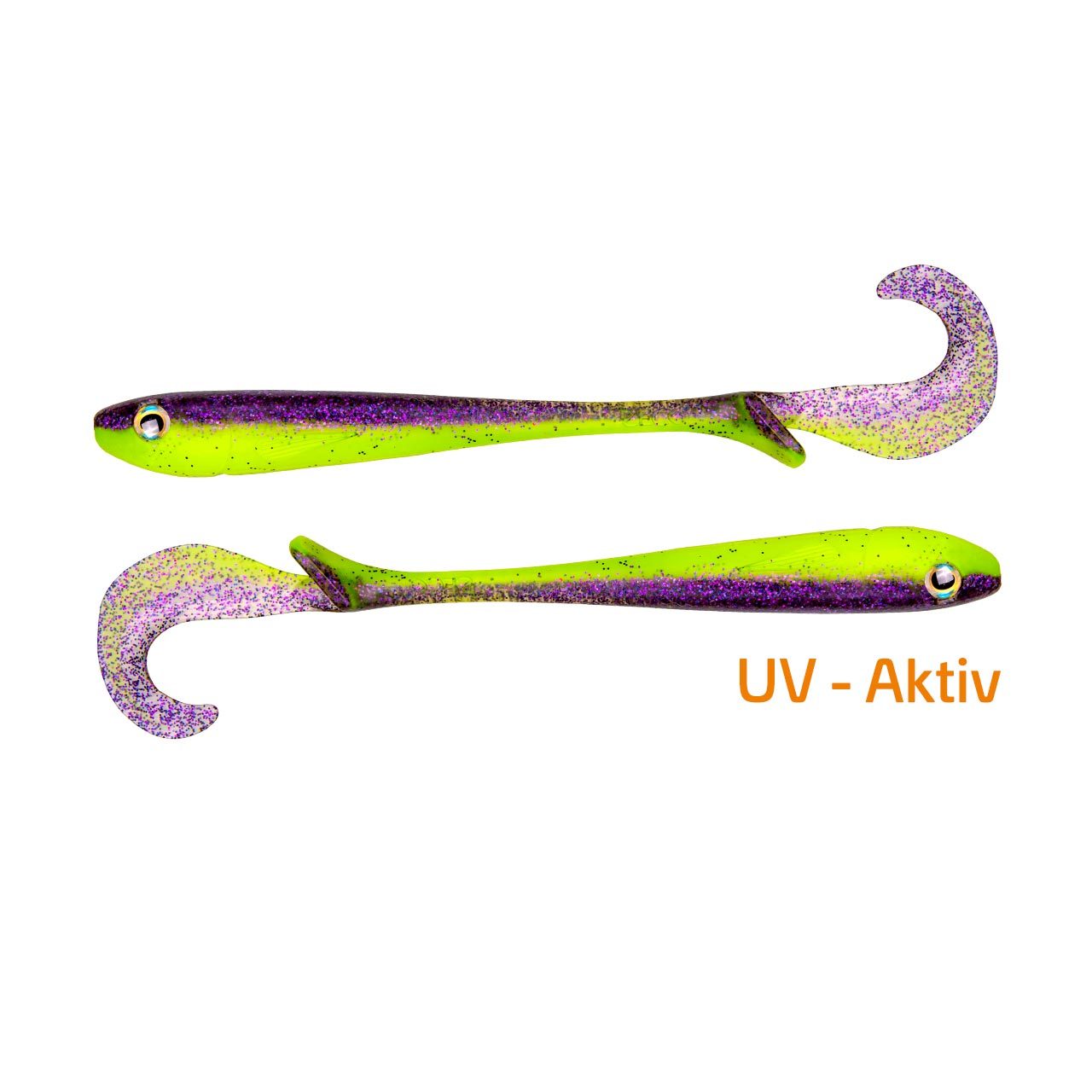 Zeck Baby Butcher 14 cm / 23 g / Qty. 2 Purple Chartreuse