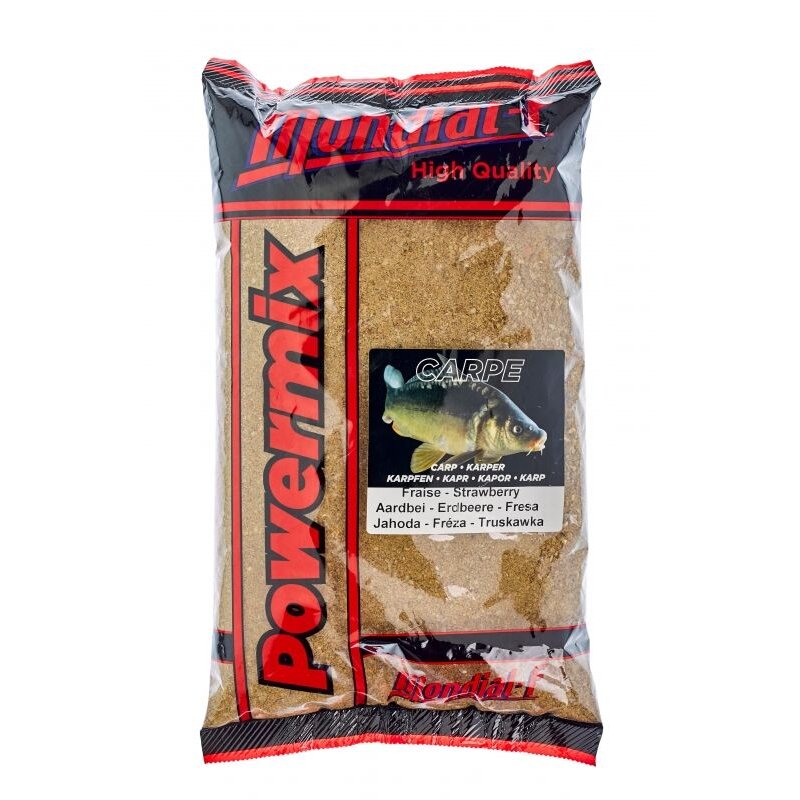 Mondial-f Powermix Carp Strawberry ; 2,5 Kg.