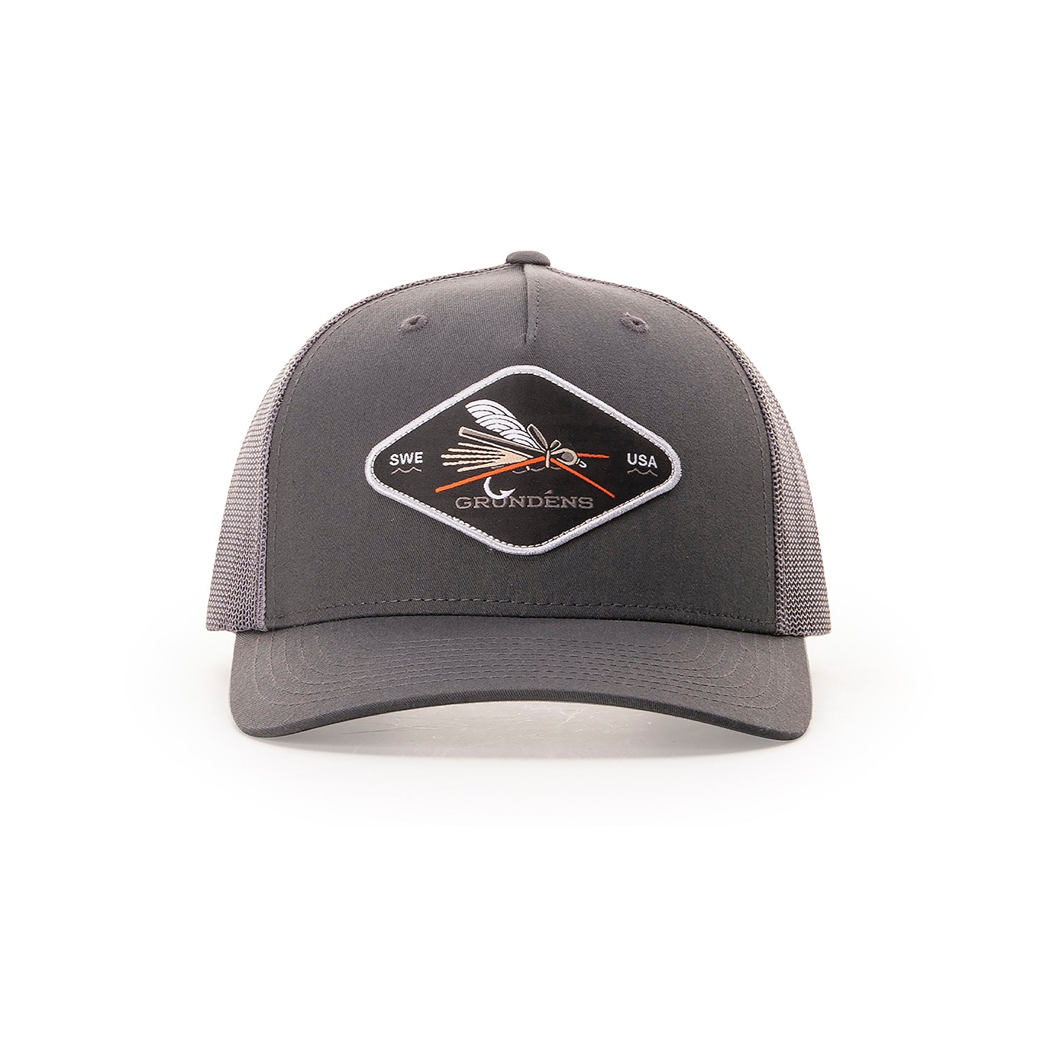 Grundens CC Hopper Trucker Cap Charcoal