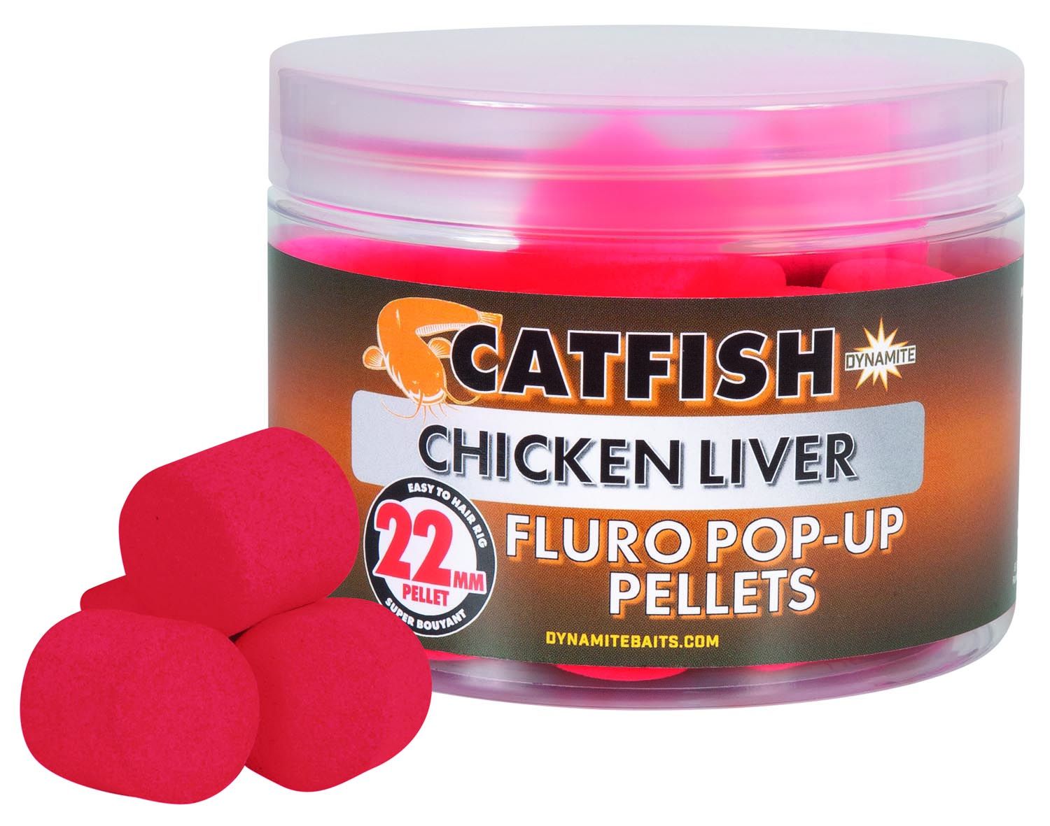 Dynamite Baits Chicken Liver Fluoro Pop Up´s; 22 mm; 140 Gr. Dynamite Baits Chicken Liver Fluoro Pop Up´s; 22 mm; 140 Gr.