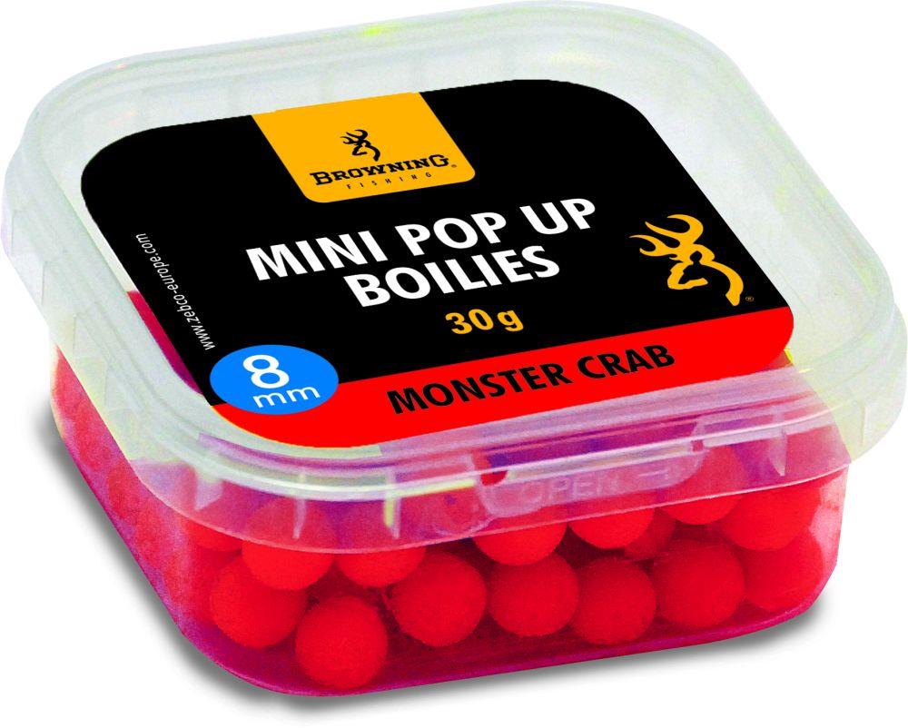 Browning Mini Pop Up Boilies Monster Crab; 10 mm; 30 g