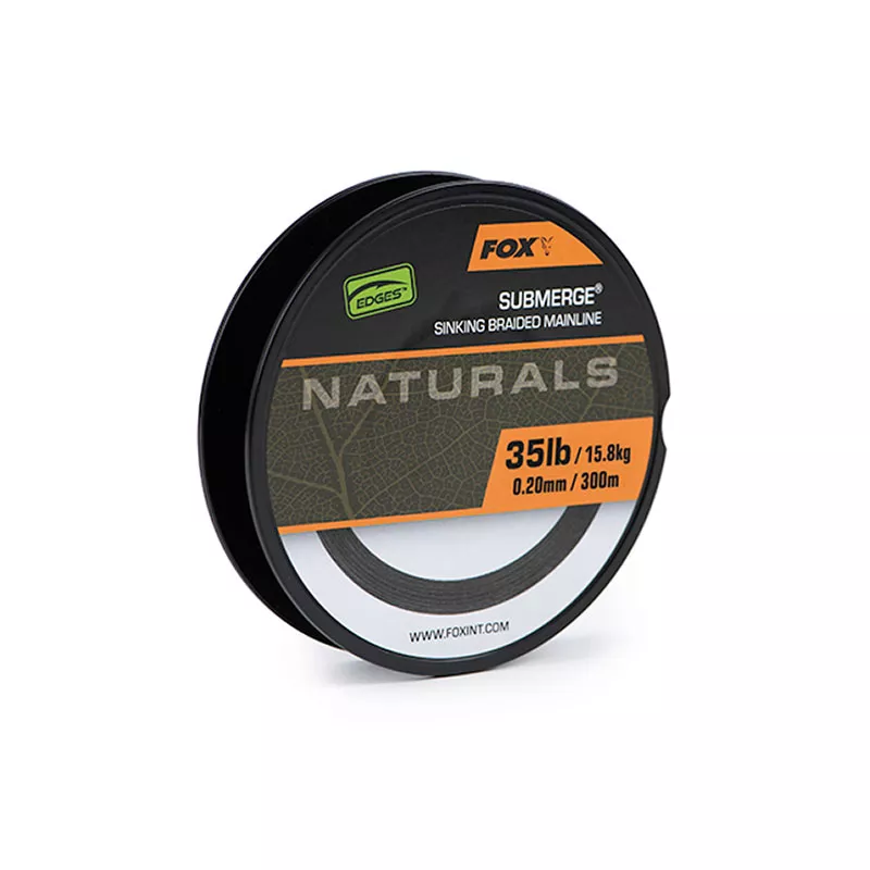 Fox EDGES™ Naturals Submerge Braid 0,20 mm / 15,8 kg / 35 lb 300 m Fox EDGES™ Naturals Submerge Braid 0,20 mm / 15,8 kg / 35 lb 300 m