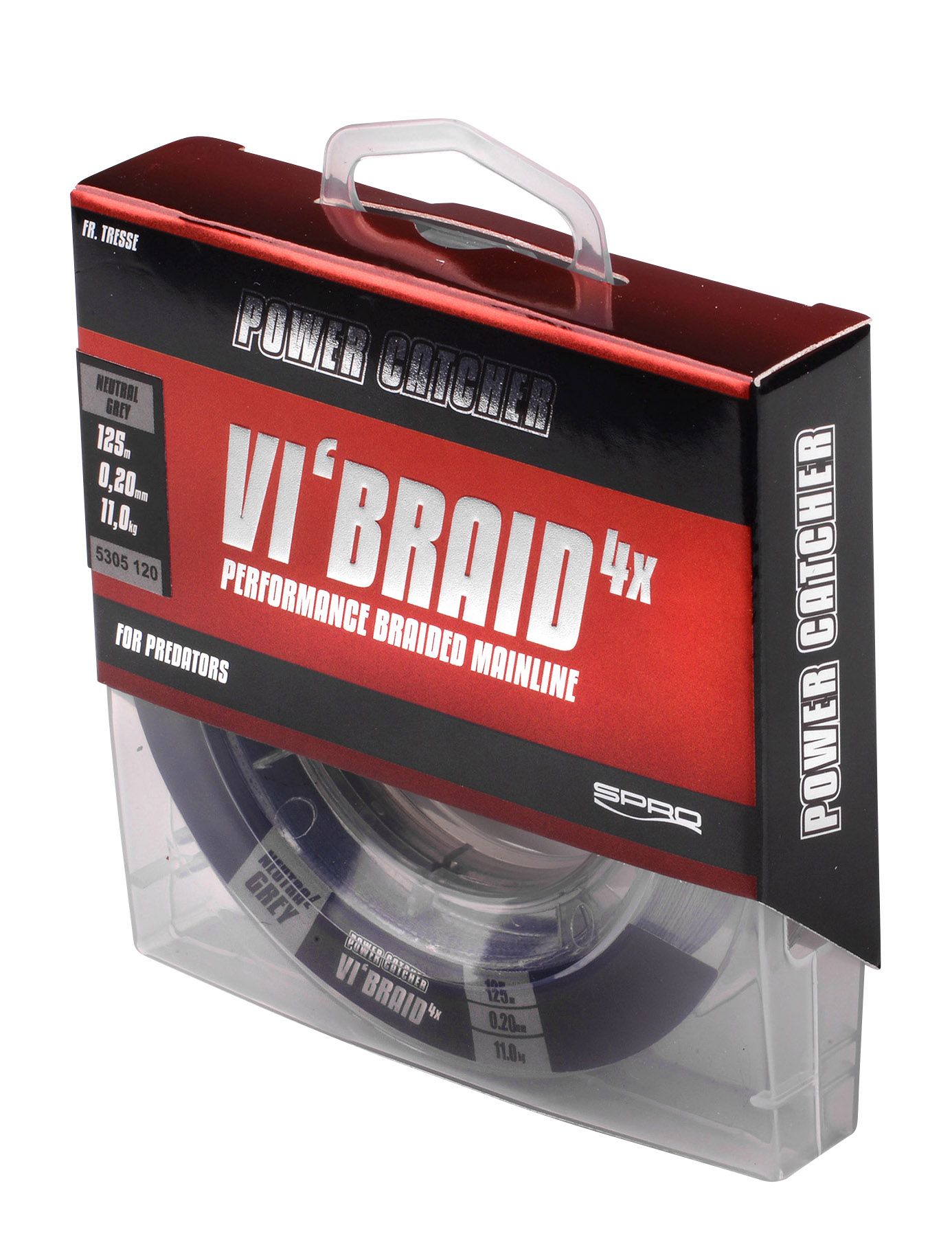 Spro Power Catcher VI`Braid Spro Power Catcher VI`Braid Grau 0,10 mm / 5,0 kg