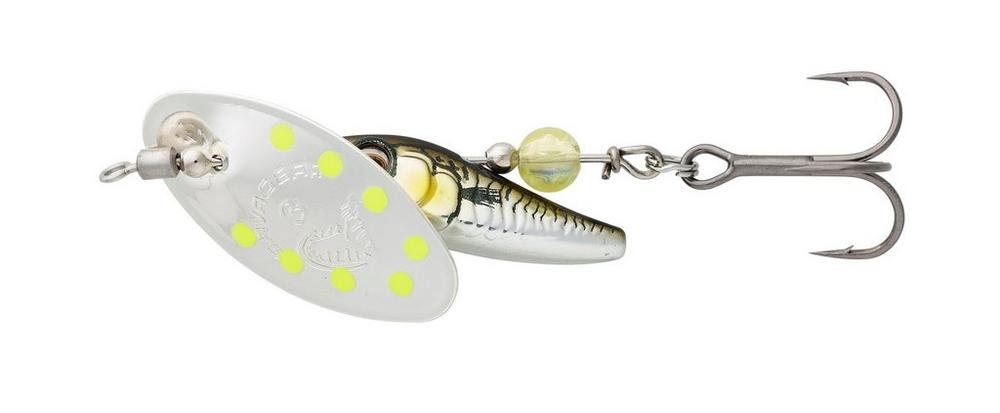 Savage Gear Sticklebait Spinner 9,1 g # 3 Green Silver AYU