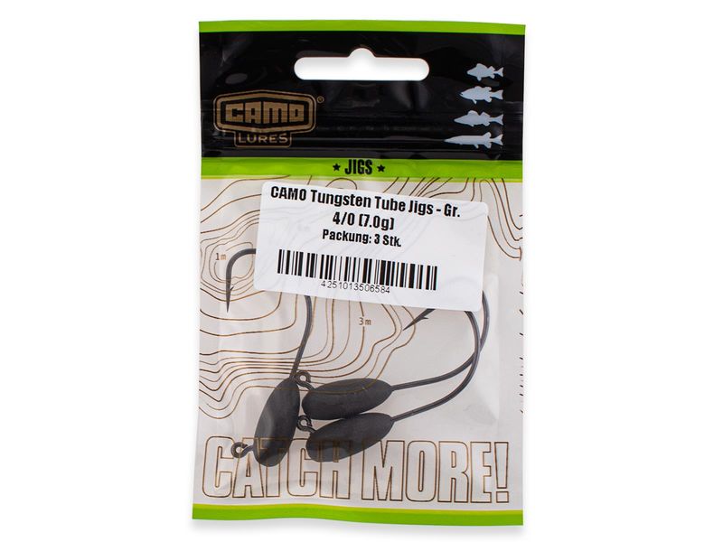 CAMO TUNGSTEN TUBE JIGS 4/0 ; Qty. 2 5,25 gr.