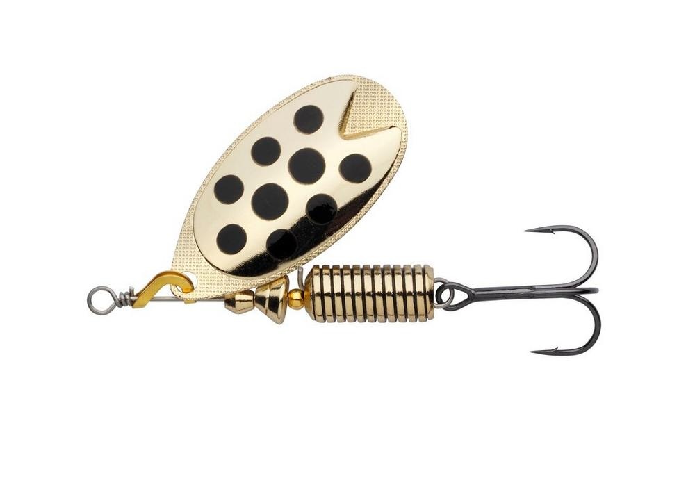 Abu Garcia Fast Attack Spinners 4 cm / 4,5 g Gold / Black Dots