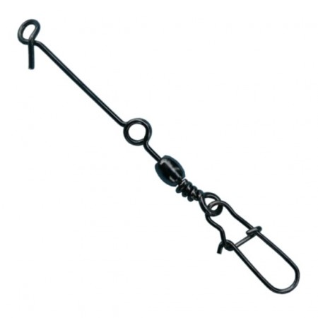 Profi Blinker Knotenlos Wirbel; Größe 16; 5 Stk. (21,5 kg) Schwarz