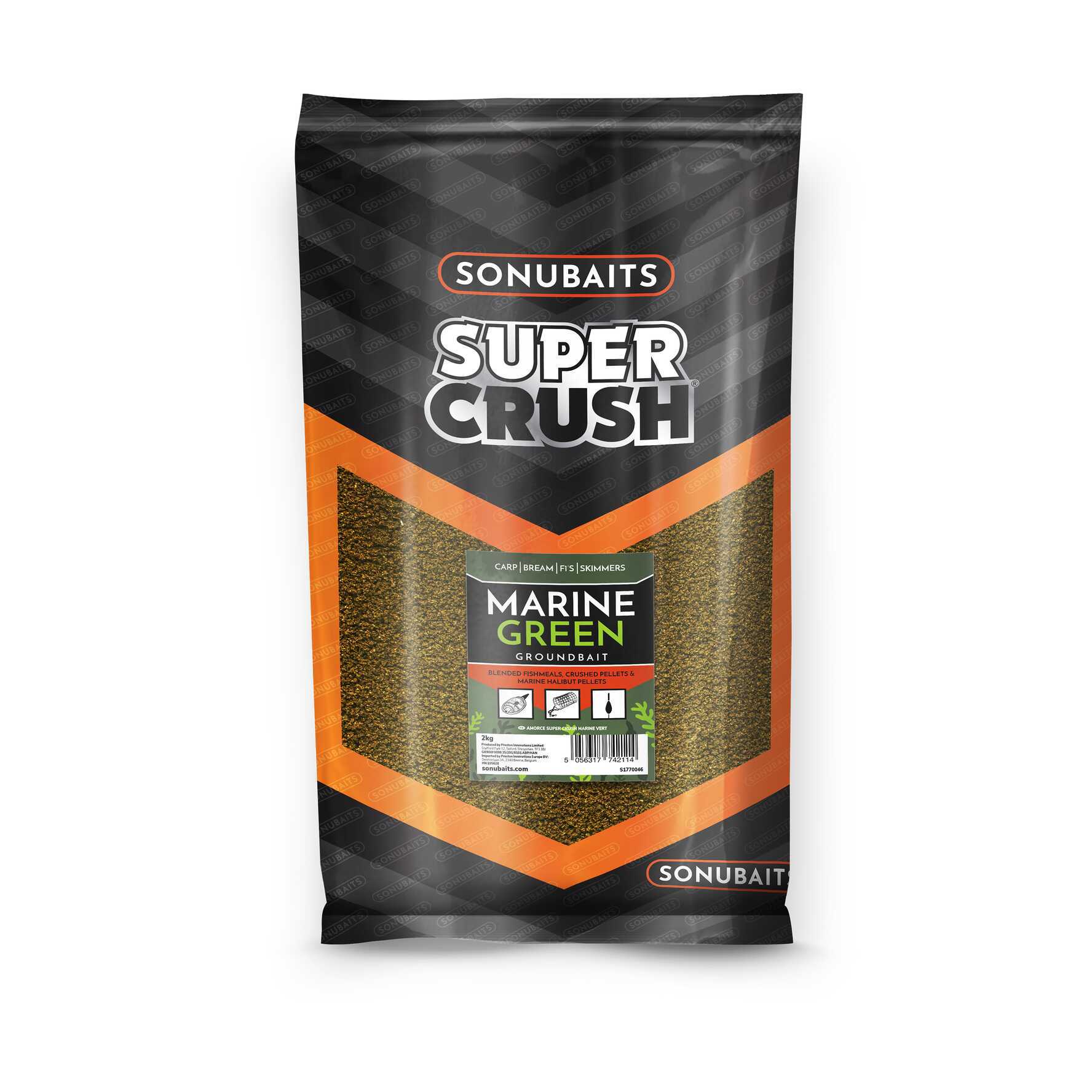 Sonubaits Super Crush Marine Green Groundbait 2 Kg