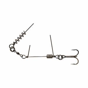 Savage Gear SS CORKSCREW STINGER 3G 1X #2/0 35KG RED + BN Diameter 2PCS