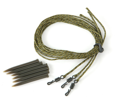 Fox Kwik Change Leadcore Leaders with Lead Clips; 3 Qty