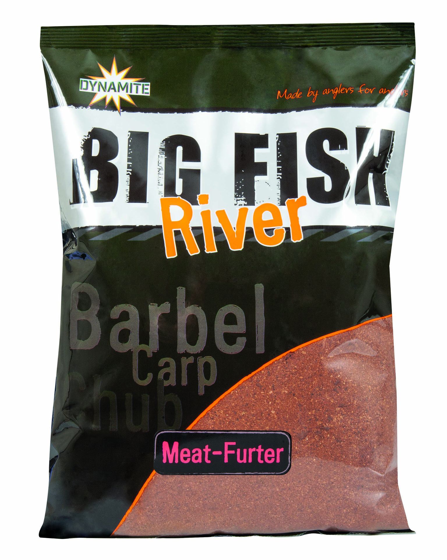 Dynamite Baits - Big Fish River Barbel Carp Meat-Furter Groundbait; 1,8kg