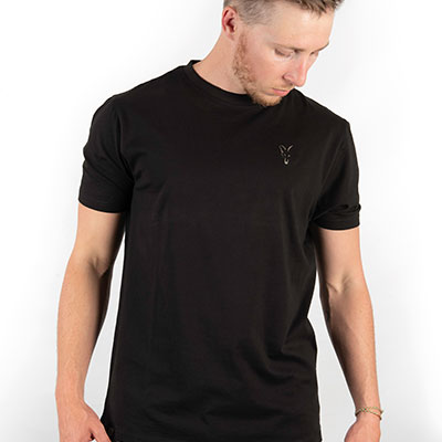 Fox Black T-Shirt; Gr. L