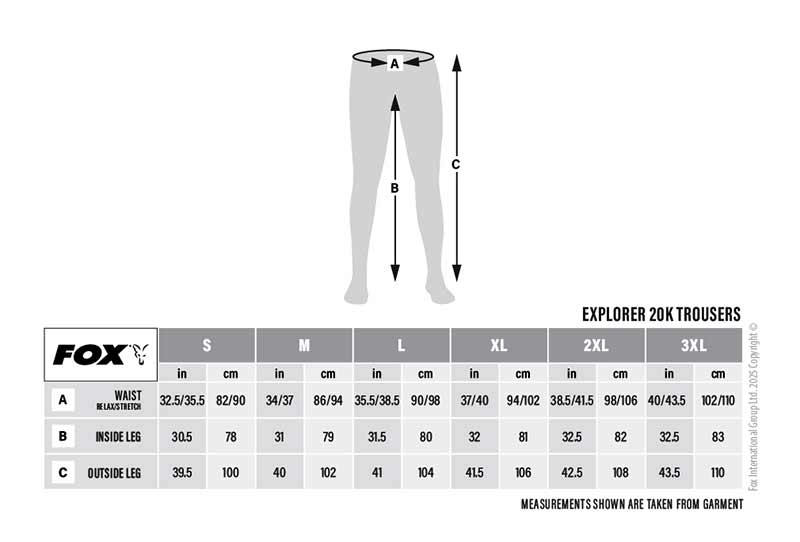 Fox Explorer 20K Trousers 3X-Large