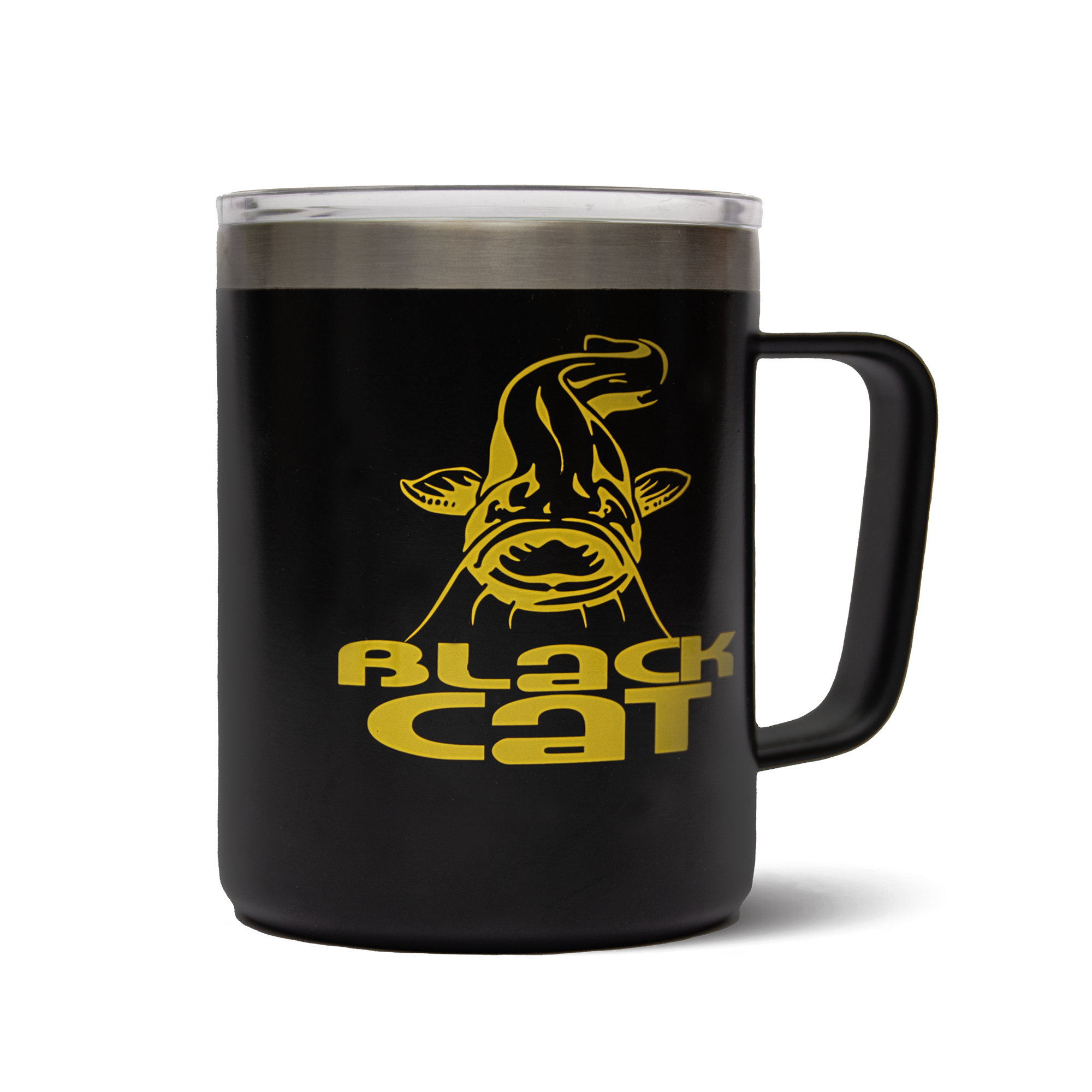 Black Cat Stainless Steel Thermal Mug