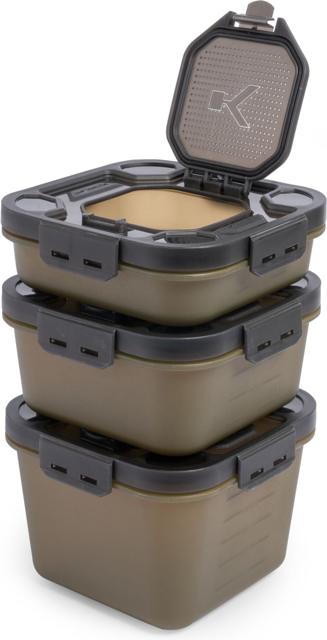 Korum Click Lock Bait Tubes 3pt