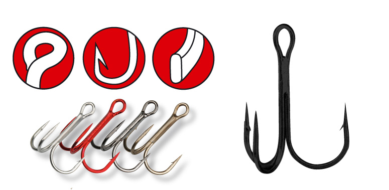 Gamakatsu Hook Treble 13B; Gr. 4; 10 Stück