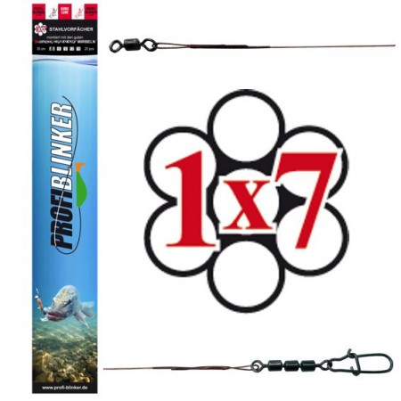 Profi Blinker Anti-Drall Stahlvorfächer; 6 kg; 30cm; 20pcs