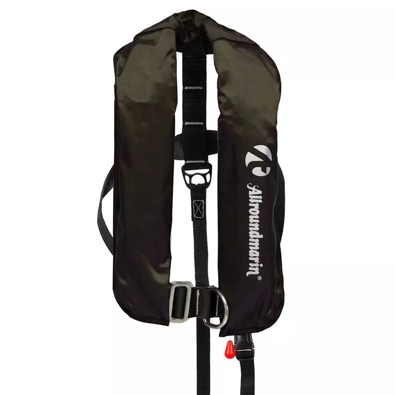 Allroundmarin Automatik Rettungsweste 165N mit Lifebelt EN396 mit Schrittgurt; Olive