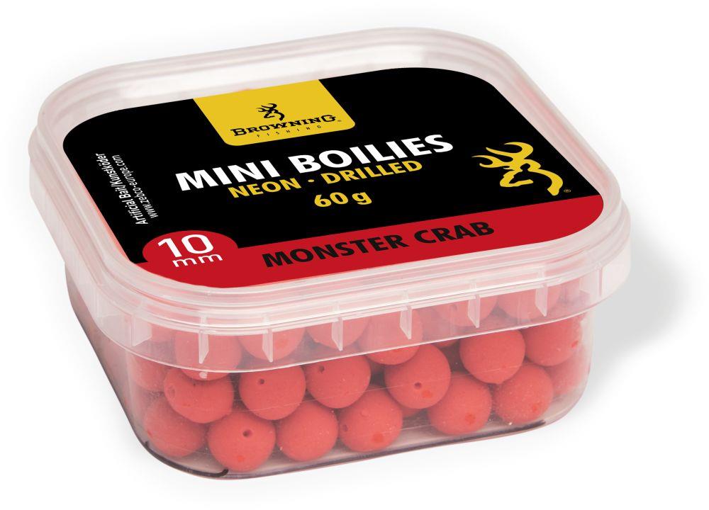 Browning Mini Boilies Neon Drilled Monster Crb; 10 mm; 60 g