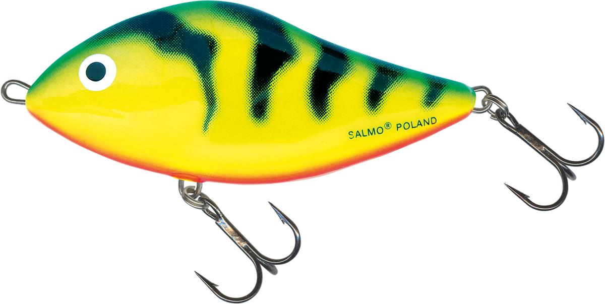Salmo Slider; Green Tiger ;12 cm Sinking