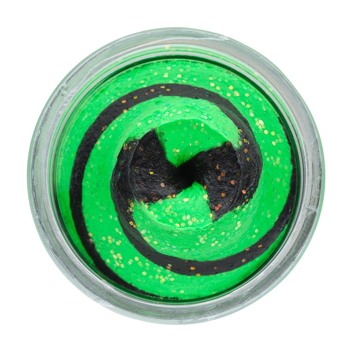 Berkley PowerBait® Natural Glitter Trout Bait; Black & Spring Green; 50 gr. Berkley PowerBait® Natural Glitter Trout Bait; Black & Spring Green; 50 gr.