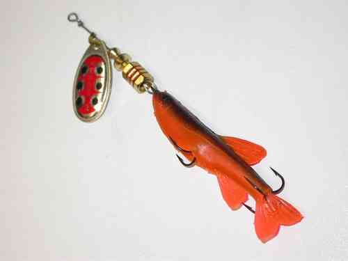 Mepps Aglia TW mit Fisch Rot Gr. 3