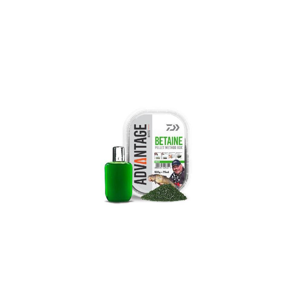 Daiwa Advantage Baits Pellet Method Box; Green Betaine