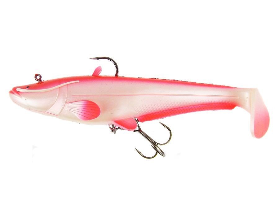 DAM Effzett Real Life Catfish Loose Body Paddle Tail 250 mm, 165 g, Albino
